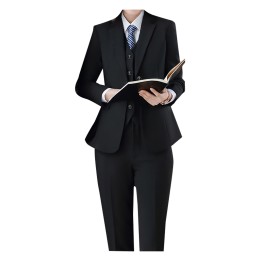 網上下單訂購女西裝  個人設計職員女西裝 大堂經理  女西裝供應商 70.4%聚酯纖維 29.3%粘纖 0.3%氨綸  SKLS129 網上下單訂購女西裝  個人設計職員女西裝 大堂經理  女西裝供應商 70.4%聚酯纖維 29.3%粘纖 0.3%氨綸  SKLS129